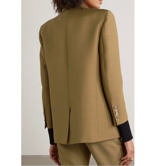 NWT New KHAITE Mayley Wool Blend Blazer Size 10 - Picture 2 of 9